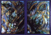 stillpoint of the turning world (T.S.Eliot)<br>(doppelt), 170 cm x 244 cm